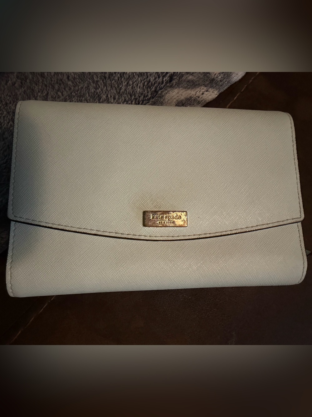 kate spade light blue wallet